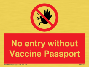 PA7261: No entry without Vaccine Passport