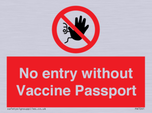 PA7261: No entry without Vaccine Passport