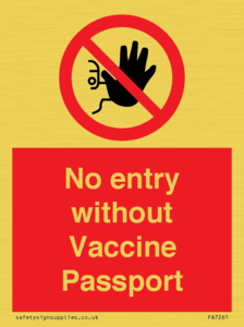 PA7261: No entry without Vaccine Passport