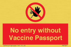 PA7261: No entry without Vaccine Passport