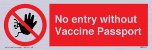 PA7261: No entry without Vaccine Passport