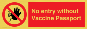 PA7261: No entry without Vaccine Passport