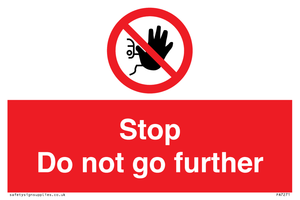 PA7271: Stop Do not go further