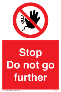 PA7271: Stop Do not go further