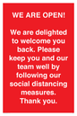 PA7325: WE ARE OPEN! We are delighted to welcome you back. Please keep you and our team well by following our social distancing measures. Thank you.