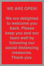 PA7325: WE ARE OPEN! We are delighted to welcome you back. Please keep you and our team well by following our social distancing measures. Thank you.