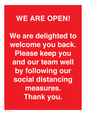 PA7325: WE ARE OPEN! We are delighted to welcome you back. Please keep you and our team well by following our social distancing measures. Thank you.