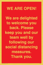 PA7325: WE ARE OPEN! We are delighted to welcome you back. Please keep you and our team well by following our social distancing measures. Thank you.