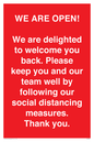 PA7325: WE ARE OPEN! We are delighted to welcome you back. Please keep you and our team well by following our social distancing measures. Thank you.