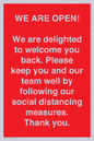 PA7325: WE ARE OPEN! We are delighted to welcome you back. Please keep you and our team well by following our social distancing measures. Thank you.