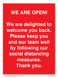 PA7325: WE ARE OPEN! We are delighted to welcome you back. Please keep you and our team well by following our social distancing measures. Thank you.
