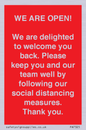 PA7325: WE ARE OPEN! We are delighted to welcome you back. Please keep you and our team well by following our social distancing measures. Thank you.
