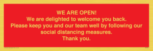 PA7325: WE ARE OPEN! We are delighted to welcome you back. Please keep you and our team well by following our social distancing measures. Thank you.