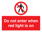 PA7384: Do not enter when red light is on