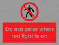 PA7384: Do not enter when red light is on
