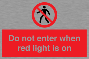 PA7384: Do not enter when red light is on