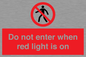 PA7384: Do not enter when red light is on