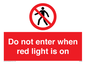 PA7384: Do not enter when red light is on