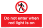 PA7384: Do not enter when red light is on