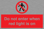 PA7384: Do not enter when red light is on