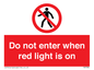 PA7384: Do not enter when red light is on