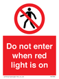 PA7384: Do not enter when red light is on