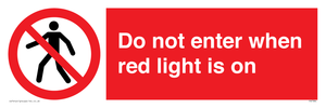 PA7384: Do not enter when red light is on