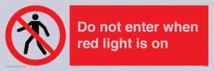PA7384: Do not enter when red light is on