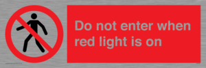 PA7384: Do not enter when red light is on