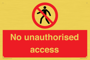 PA7606: No unauthorised access