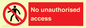 PA7606: No unauthorised access