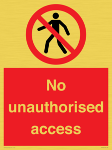 PA7606: No unauthorised access