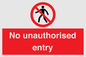 PA7608: No unauthorised entry