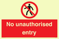 PA7608: No unauthorised entry