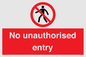 PA7608: No unauthorised entry