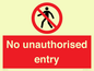 PA7608: No unauthorised entry