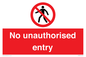 PA7608: No unauthorised entry
