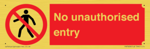 PA7608: No unauthorised entry
