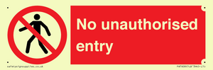 PA7608: No unauthorised entry