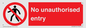 PA7608: No unauthorised entry