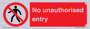 PA7608: No unauthorised entry