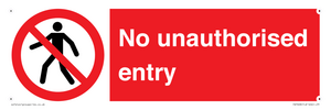 PA7608: No unauthorised entry