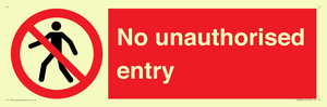 PA7608: No unauthorised entry