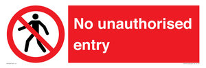 PA7608: No unauthorised entry