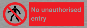 PA7608: No unauthorised entry