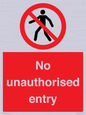 PA7608: No unauthorised entry