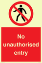 PA7608: No unauthorised entry
