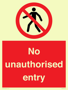 PA7608: No unauthorised entry