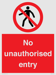 PA7608: No unauthorised entry