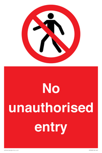 PA7608: No unauthorised entry